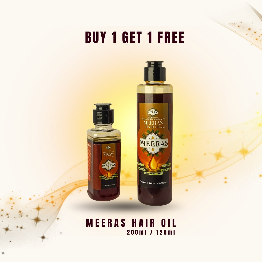 MEERAS HAIR OIL 200ml / 120ml | Onion Extract