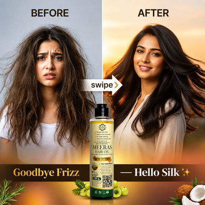Meeras Hair Oil – Anti Hair Fall & Hair Growth Oil for Men & Women (200ml)