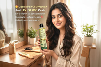 Meeras Hair Oil – Anti Hair Fall & Hair Growth Oil for Men & Women (200ml)
