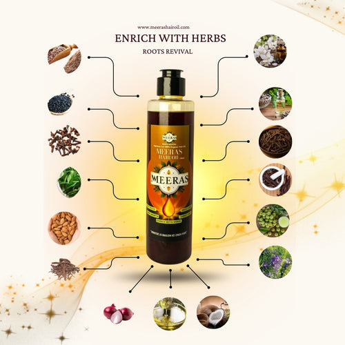 MEERAS HAIR OIL 120ml | Onion Extract